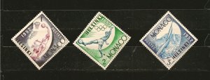 Monaco SC#295-297 Olympics 1952 Mint Hinged