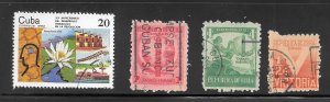 Cuba Mixture #Z29 Used 10 Cent lot