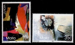 Malta 813-4 MNH EUROPA, Contemporary Art