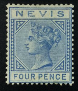 MOMEN: NEVIS SG #30 1882-1890 MINT OG H £350 LOT #61855