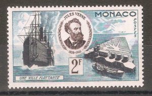 Monaco 1955, Jules Verne & Scenes from books,Sc # 341,VF MLH*,Lot-2
