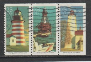 SC2472-4 Lighthouses strip used