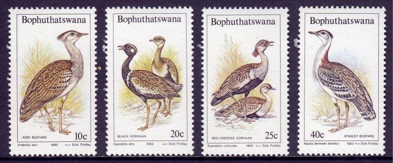South Africa (Bophuthatswana) - Scott #112-115 - MNH - SCV $2.30