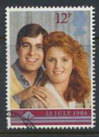 Great Britain  SG 1333 SC# 1154 Used / FU with First Day Cancel - Royal Wedding