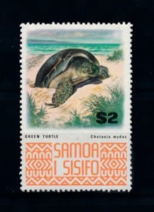 [99397] Samoa 1973 Marine life Green turtle  MNH