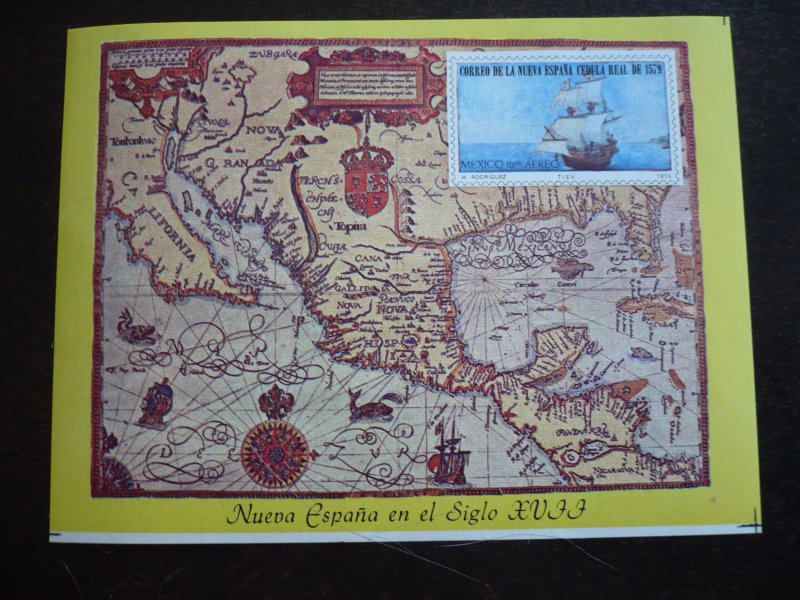 Stamps - Mexico - Scott# C620 - Mint Never Hinged Souvenir Sheet