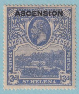 ASCENSION ISLAND  5  MINT HINGED OG * NO FAULTS VERY FINE! - TTF