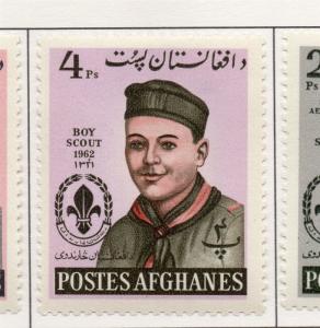 Afghanistan 1962 Scouts Issue Fine Mint Hinged 4ps. 214461