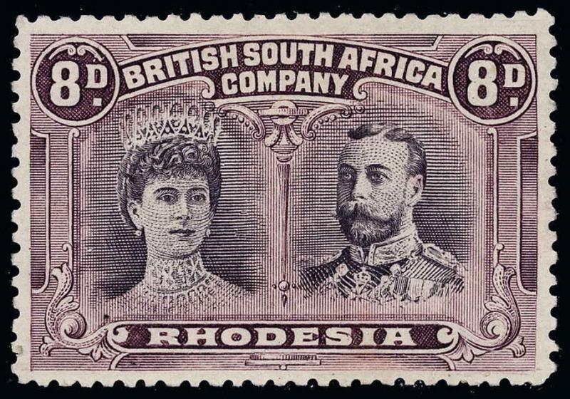 Rhodesia Scott 109a Variety Gibbons 185a Mint Stamp