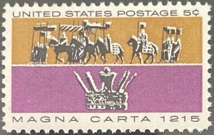 Scott #1265 1965 5¢ Magna Carta MNH OG VF/XF