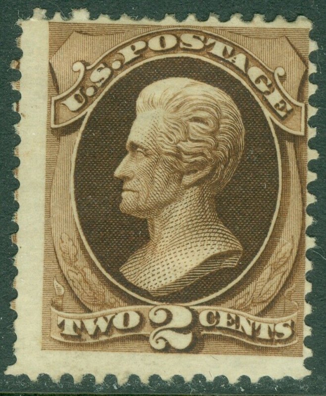 EDW1949SELL : USA 1873 Scott #157 Mint Original Gum Hinge Remnant. Catalog $325. 