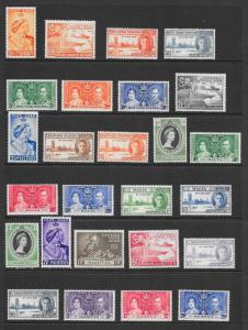 BRITISH COLONIES (444) Omnibus Set Stamps MNH/VLH