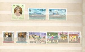 ST KITTS GROUP 3 SETS AND 1 SINGLE MNH 