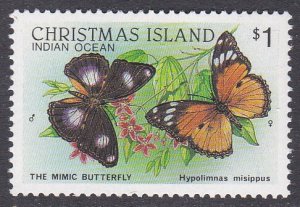 Christmas Island Sc #209 MNH Butterfly