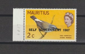 MAURITIUS 1967 SG 349w MNH