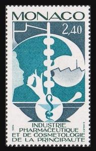 Monaco 1442,MNH.Michel 1666. Pharmaceuticals,Cosmetics Industry,1984.