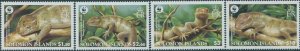 Solomon Islands 2005 SG1162-65 WWF Skink set MNH