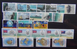 Cocos Keeling Islands 1976 Ships 1980 Christmas Administration Drake sets MNH