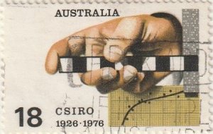 Australia 1976 Sc#636 18c C.S.I.R.O. 50th. Anniversary USED-Fine-NH.