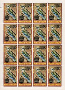 Timor (Ocussi-Ambeno) 1991 Halley's Comet-Concorde-Bird Mini-Sheetlet (1...