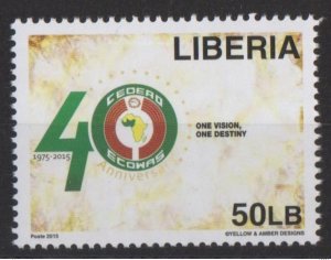 Liberia 2015 Joint Issue Joint Issue ECOWAS 40 years 40 years-