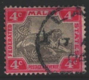 Malaya Federation Sc#20a Used