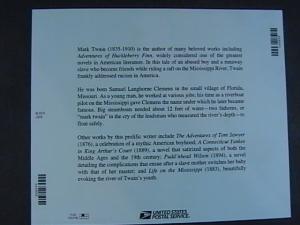 U.S.# 4545-MINT/NEVER HINGED--PANE OF 20---LITERARY ARTS/MARK TWAIN----2011