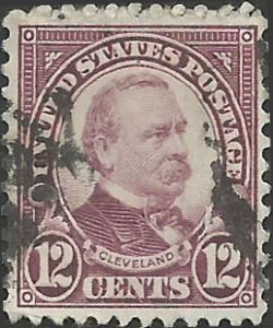 # 693 Used Brown Violet Grover Cleveland