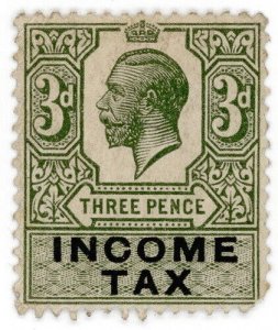 (I.B) George V Revenue : Income Tax 3d (1934)