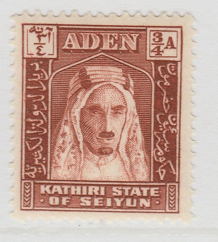 British Colonies Aden 1942 3/4a MH* Stamp A22P15F8665