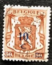 Belgium 312 Used, Overprint