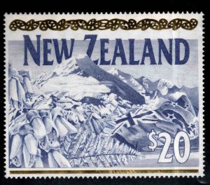 New Zealand Scott 1084 Mint No Gum impressive Mount Cook stamp