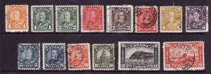 Canada-Sc#162-76-used KGV Arch issue-many with circle dated cancels-id1107-