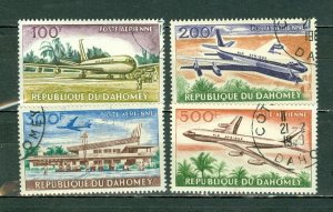 DAHOMEY 1963 AIRCRAFTS-AVIATION #C20-23 SET USED...$7.00