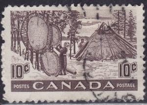 Canada 301 Drying Animal Hides 1950