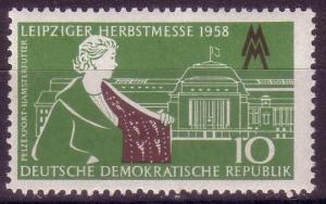 *DDR Leipzig Fair '58  Sc 406 MNH