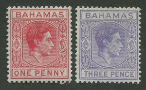 BAHAMAS #101, 105 MINT