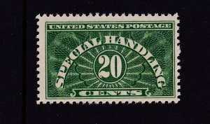 1940 Special Handling Sc QE3a MNH OG dark green wet print (YB