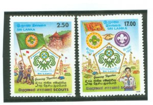 Sri Lanka #1216-1217 Mint (NH) Single (Complete Set) (Scouts)