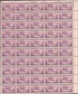 US Stamp 1936 Oregon Territory 50 Stamp Sheet NH Scott #783