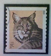 United States, Scott #4672a, used(o), 2015,  Bobcat, 1¢