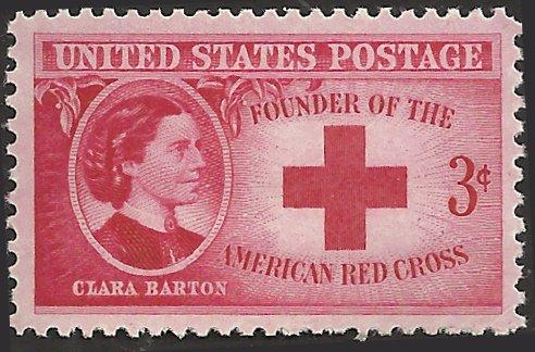 # 967 MINT NEVER HINGED CLARA BARTON