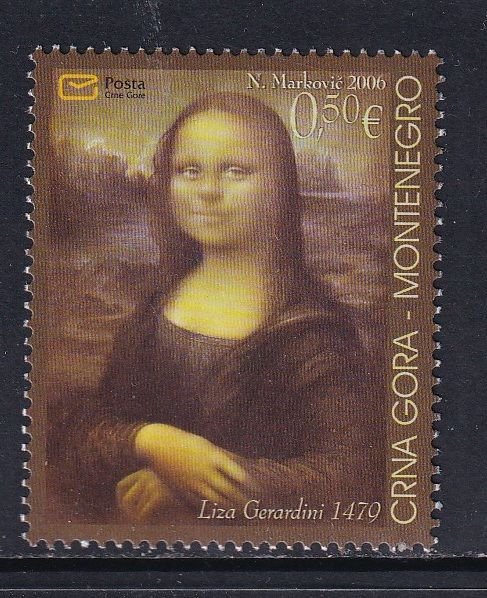 Montenegro  #151  MNH 2006  Mona Lisa