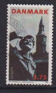 Denmark  #1026  used  1995  liberation of Denmark . Montgomery 3.75k