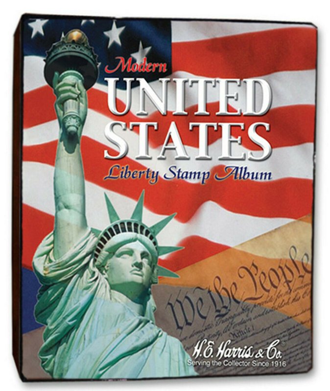 HE Harris US LIBERTY 1 STAMP ALBUM Part A 1847-1994  3-Ring BINDER & PAGES LIB I 9780794837822