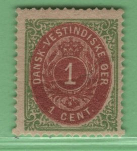 $US/Danish West Indies Sc#5e M/LH/F-VF, Cv. $25