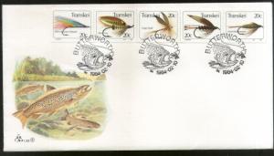 Transkei 1984 Dragonflies Insect Fishing Files Boat FDC # 16523