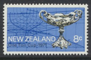 New Zealand SC# 472 SG 951 MNH Yacht Racing 1971 see details & Scans