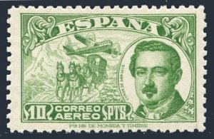 Spain C118, lightly hinged. Mi 928. Air Post 1945.  Luis Jose Sartorius. Plane