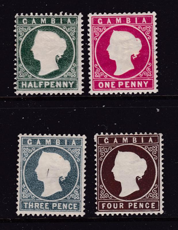 Gambia x 4MH QV embossed
